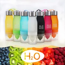 Посуда для напитков фруктовый нагнетатель сока бутылка для воды 650 мл пластиковая портативная бутылка с лимонным соком для воды путешествия спортивная бутылка