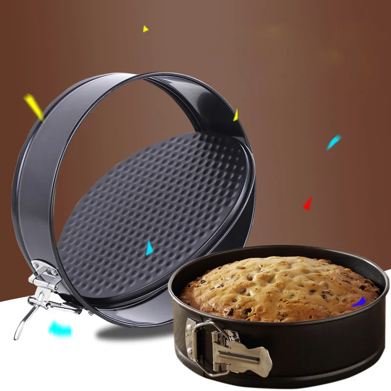 8 Inch Non Stick Springform Pan Cake Moulds Removed Carbon Steel