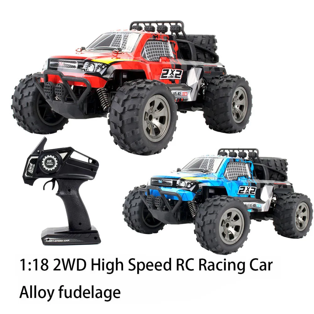 

1:18 2WD High Speed RC Racing Car 15km/h Remote Control CaseTruck Off-Road Buggy Kids Supersonic Vehicle Electronic Toys C606