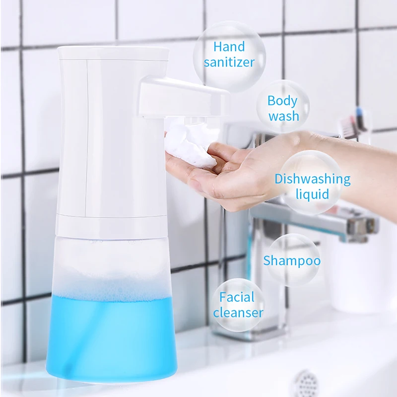 

ABS Material Inductive Soap Dispenser Bathroom Supplies Liquid Sanitizer Foam Dispenser Hand Soap Dispenser Hand Soap Dispenser