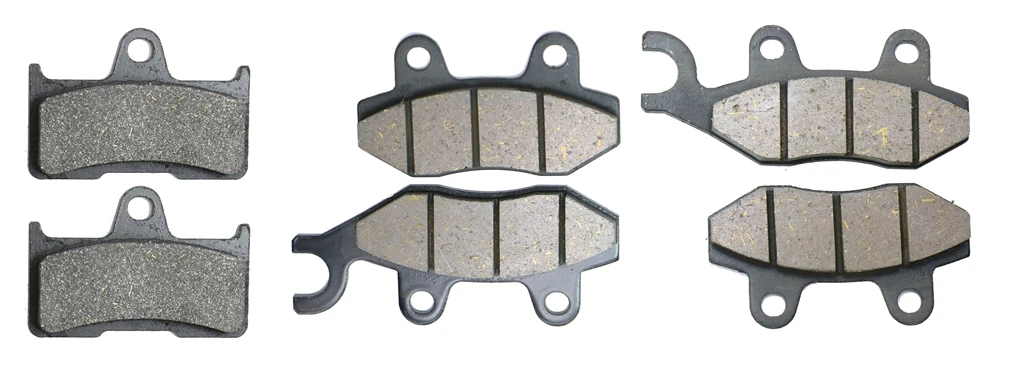 Тормозные колодки для CF MOTO ATV CF500 CF 500-3 Rancher 500 SidexSide 2010 2011/GOES ATV G520 G 520 UTX SidexSide 2010 2011 2012 - Цвет: Carbon Set