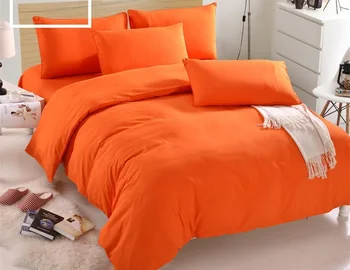 

Drop ship cotton Solid bedding set duvet cover Quilt Cover Pillow Case set 3/4pcs bedclothes adult bed set man duvet flat sheet