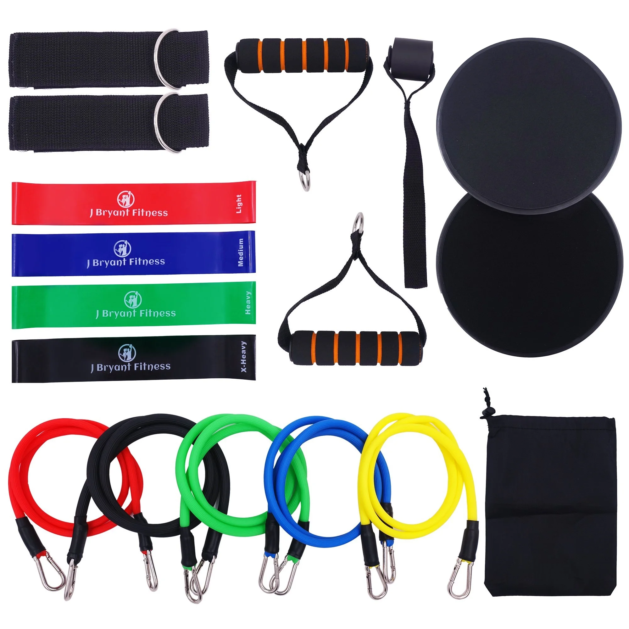 

Tube Resistance Bands Set Heavy Latex Elastic Band Core Sliders for Home Gyms Workout Physical Therapy Strengthening Muscel