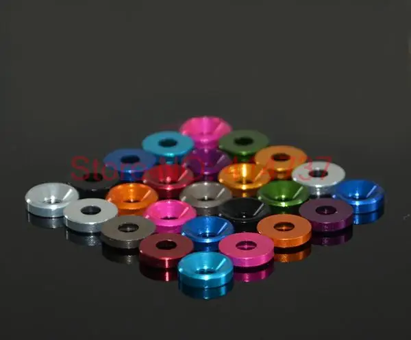 

50pcs/ lot High Quality M3 aluminum cone washer