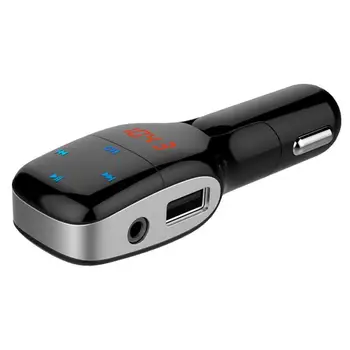 

Bluetooth FM Transmitter In-Car FM Radio Stereo Adapter Car MP3 Player Handsfree Calling + Dual Two-Way Plus USB Port + TF port