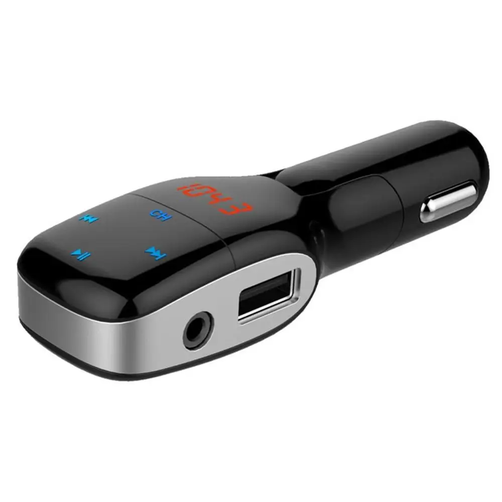 FM-трансмиттер в машину с Bluetooth FM-радио стерео адаптер Автомобильный MP3-плеер