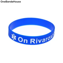 OneBandaHouse 1 шт. на Rivaroxaban силиконовый браслет Медицинский Браслет взрослый размер