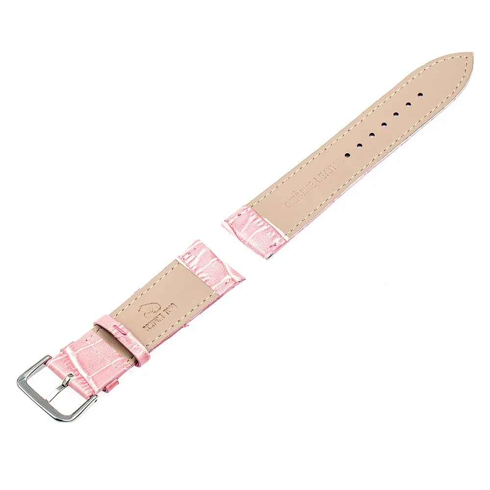 18 мм 20 мм 22 мм Натуральная кожа Смотреть Band Для Seiko ремешок на запястье ремень браслет чёрный; коричневый красный розовый белый