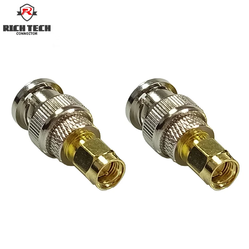 30pcs BNC SMA RF Adapter SMA to BNC Straight Nickel & Gold Plated RF ...