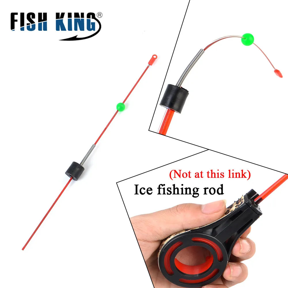 FISH KING 20шт 155 мм зимняя ледяная Удочка верхняя секция с. Вт 0,2-9 г Мини Удочка портативная Рыболовная Снасть