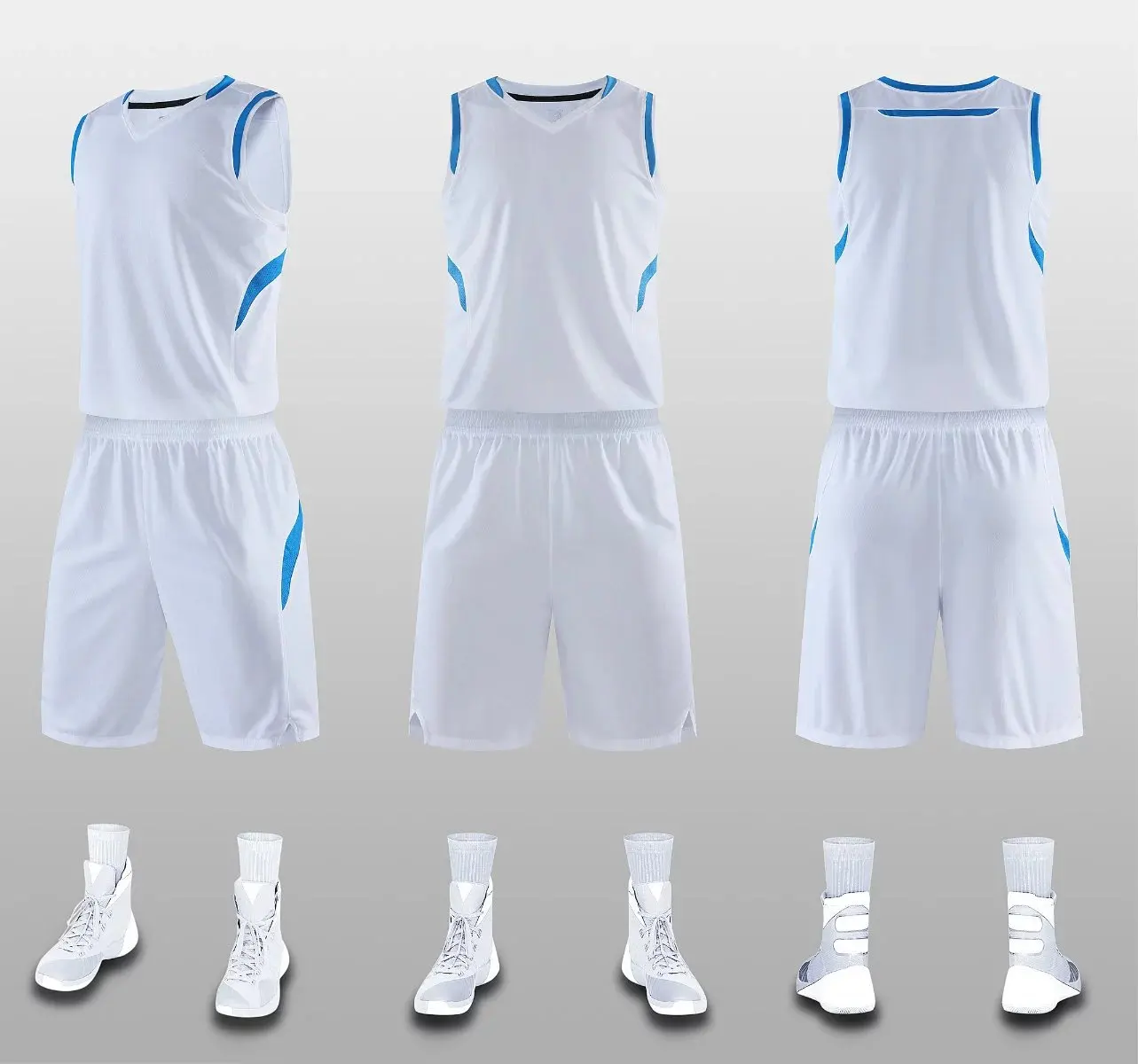 2017 Custom Men basketball jerseys clothes jersey sets shirts shorts