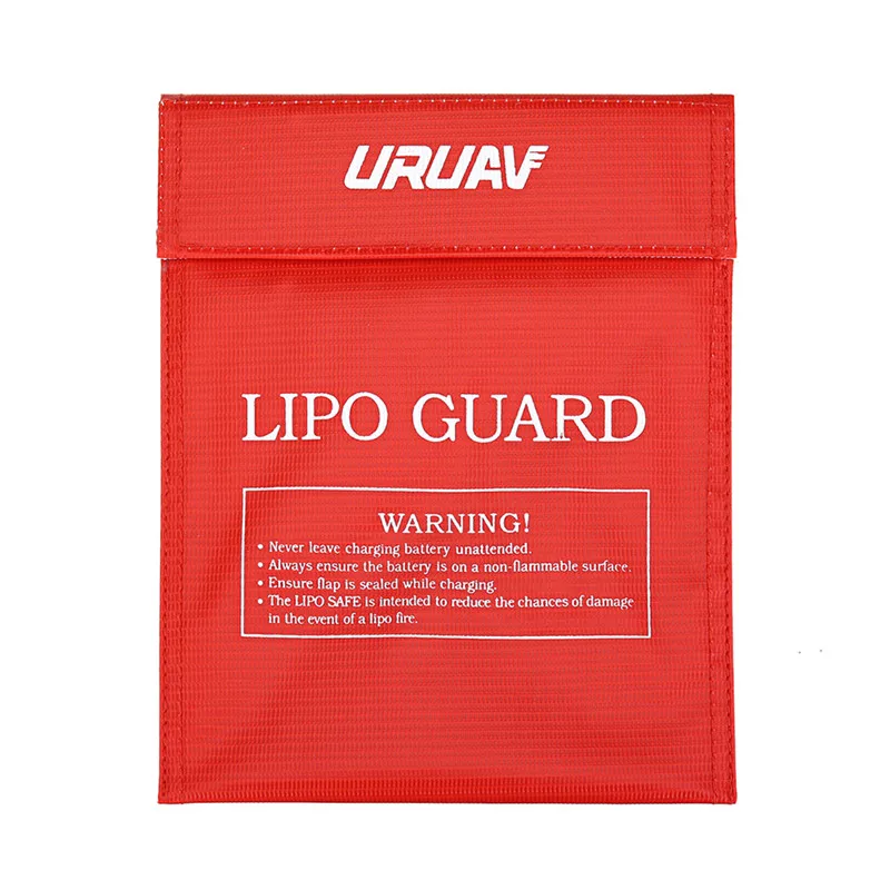 Red 22X18 мм URUAV огнестойкий взрывозащищенный перезаряжаемый LiPo аккумулятор Портативный LiPo аккумулятор безопасности сумка для RC модели запасные части - Цвет: Red