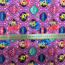 105*100 см мультфильм принцесса поплин Хлопок Ткань для шитья и рукоделия материал ручной работы Hometextile пэчворк для сумки