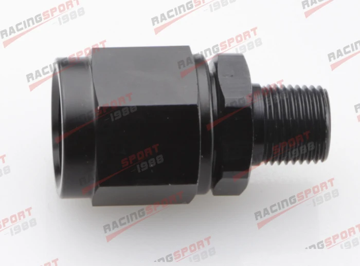 

AN AN3 AN-3 Female Swivel to Male 1/8" NPT Straight Aluminum Adapter Fitting