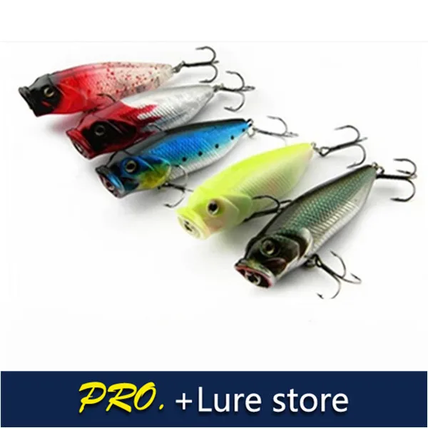 Free shipping 5g 10pcs furface walker lure topwater night lure popper