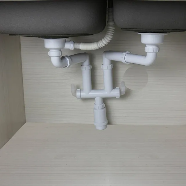 Buy Talea Double sink Drain pipe set sink strainer