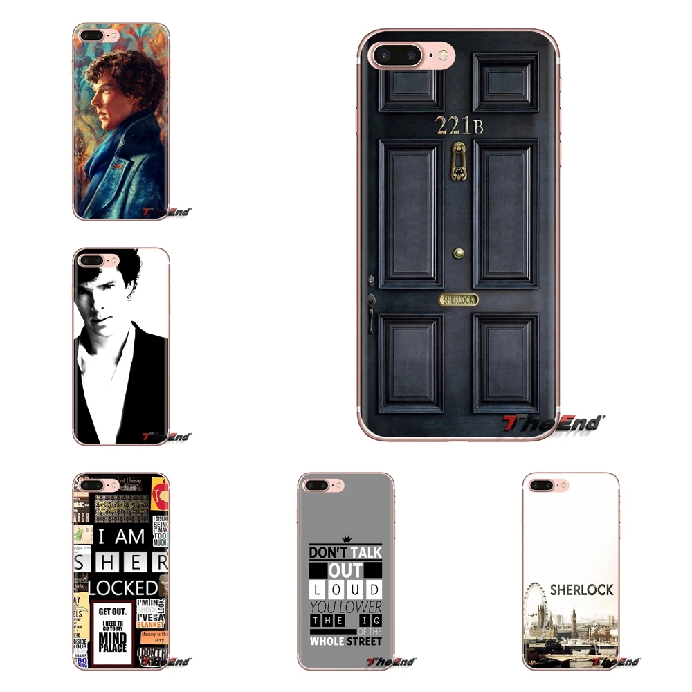 Прозрачный мягкий чехол для Xiaomi Mi4 Mi5 Mi5S Mi6 Mi A1 A2 5X 6X 8 9 Lite SE Pro Max Mix 2 3 2S Sherlock Holmes |