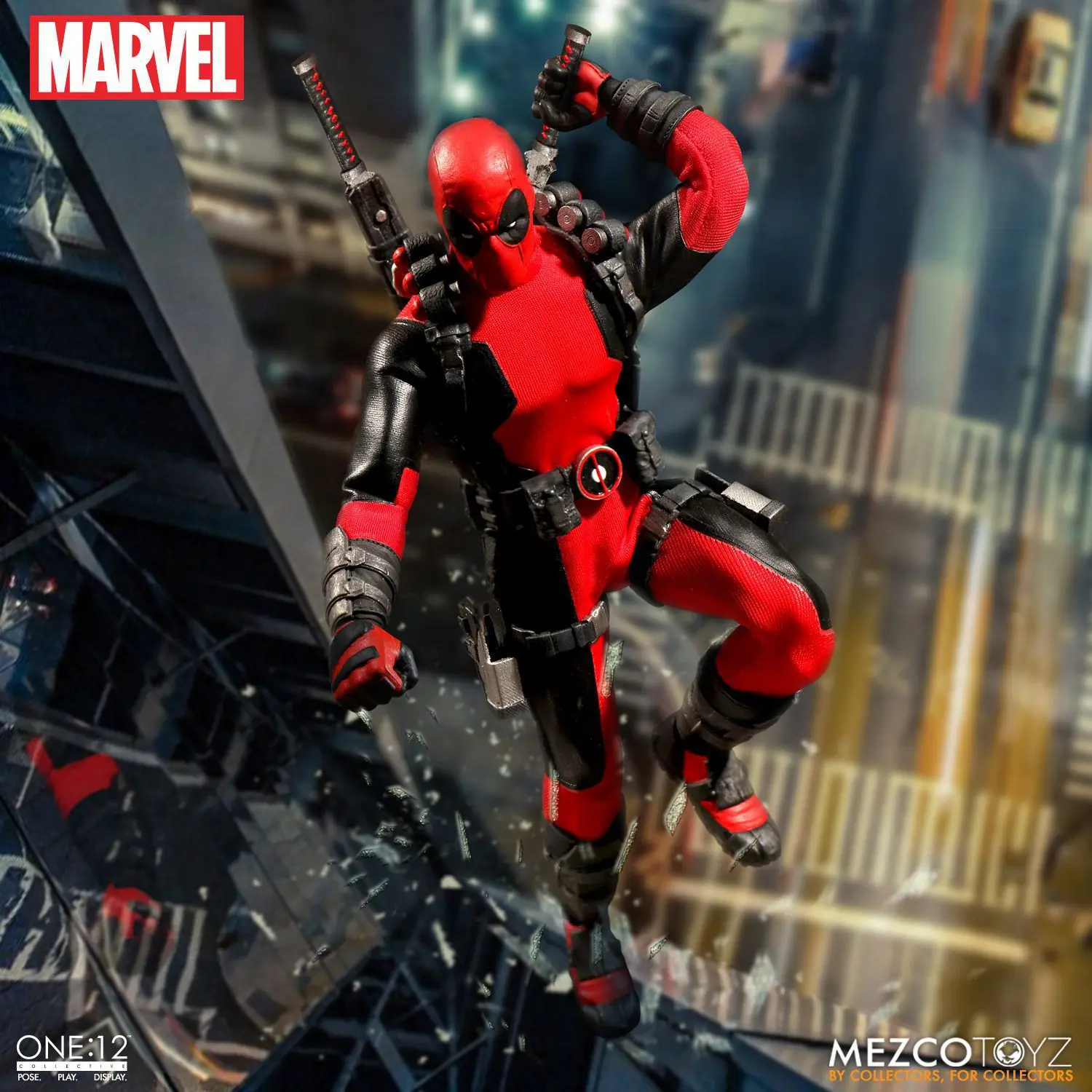 

Mezco Marvel Deadpool X-Men Super Hero One:12 Collective BJD Figure Toys 16cm