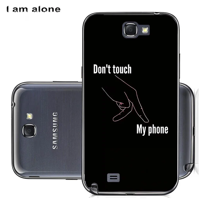 Чехлы для телефонов I am alone для samsung Galaxy Note 2 II N7100, 5,5 дюймов, жесткий пластиковый пакет, Модный Цветной Чехол для мобильного телефона - Цвет: PC U10