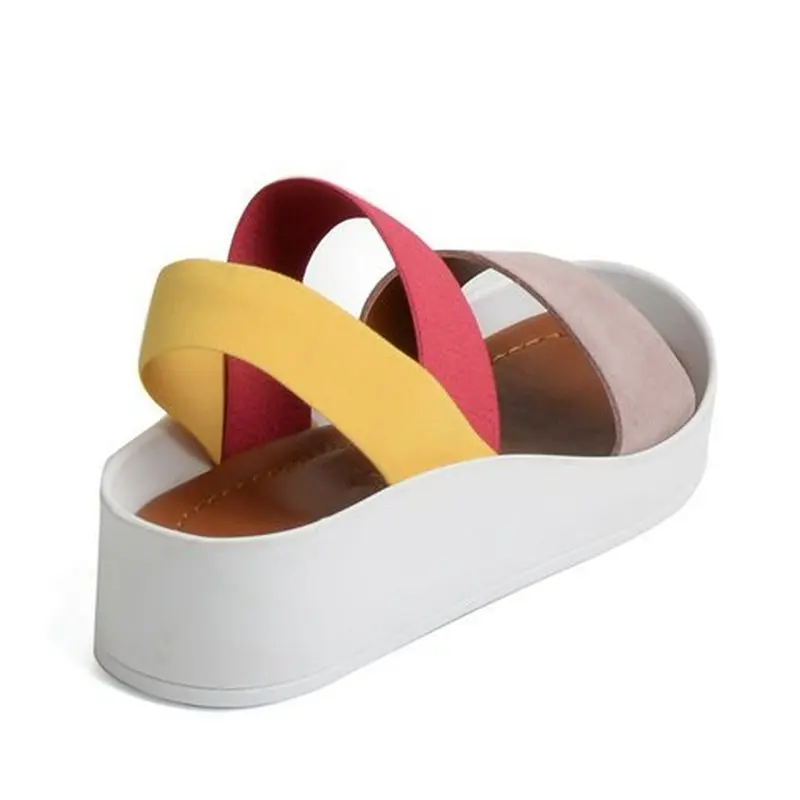 Sandalias mujer/женские летние босоножки на низком каблуке сандалии гладиаторы из
