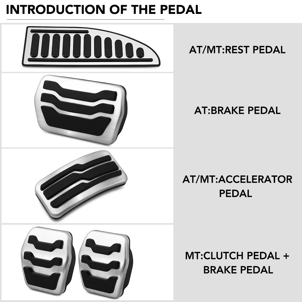 Педали для салона автомобиля из нержавеющей стали топливный чехол для педали газа, тормоза для Ford C-Max CMax S-Max MK2 2011~ аксессуары