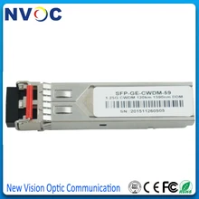 1,25G 1590nm 1270nm-1610nm 120kmDual волоконный дуплексный одномодовый LC CWDM SFP модуль приемопередатчика с функцией DOM