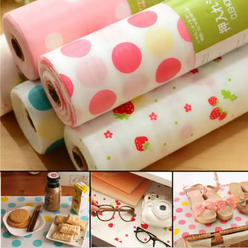 300x30cm Polka Dots Shelf Contact Paper Cabinet Drawer Liner 300x30cm Polka Dots Shelf Contact Paper Cabinet Drawer Liner
