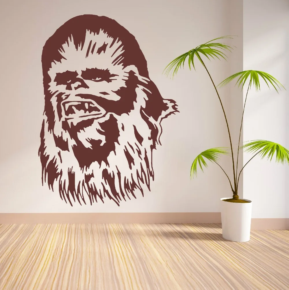 CHEWBACCA STAR WARS CHEWIE vinyl wall art sticker movie decal bedroom
