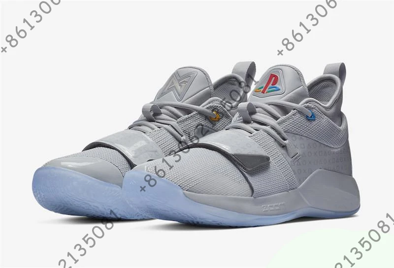 

New PG 2.5 Wolf Grey Mens Basketball Shoes For Sale High Quality PG Lighted Shoes Sports Sneakers With Box