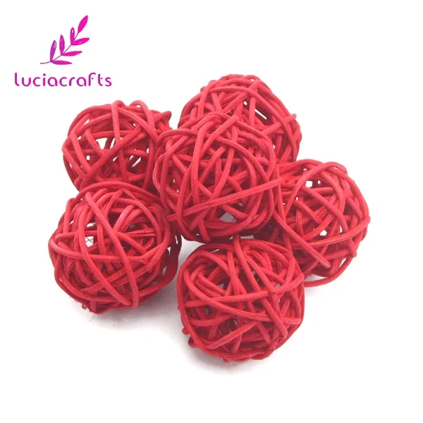 C5 Red 20 шт./лот, разные цвета, 3 см, Sepaktakraw, рождественские, вечерние, праздничные украшения, принадлежности, аксессуары для творчества, M0801 - Цвет: C5 Red
