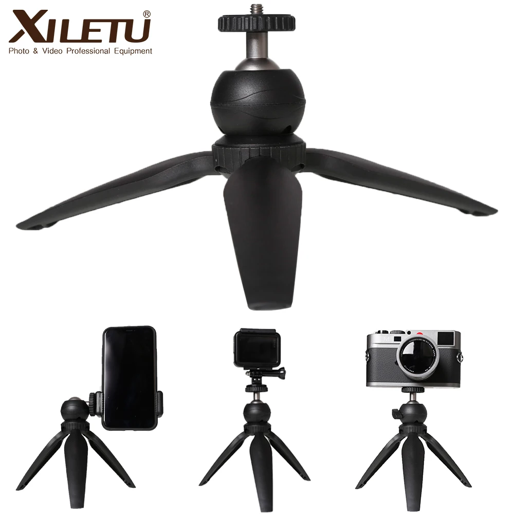 XILETU XS 20 Vlog Мини Гибкий Настольный штатив подставка для камеры смартфонов со
