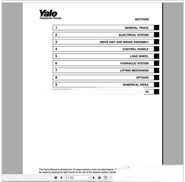 Yale Forklift full set PDF (Parts &amp Manuals) |