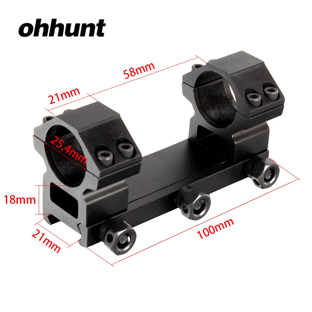 Ohhunt 25 4 мм высокопрофильные кольца для планки Пикатинни Вивера 20 крепление