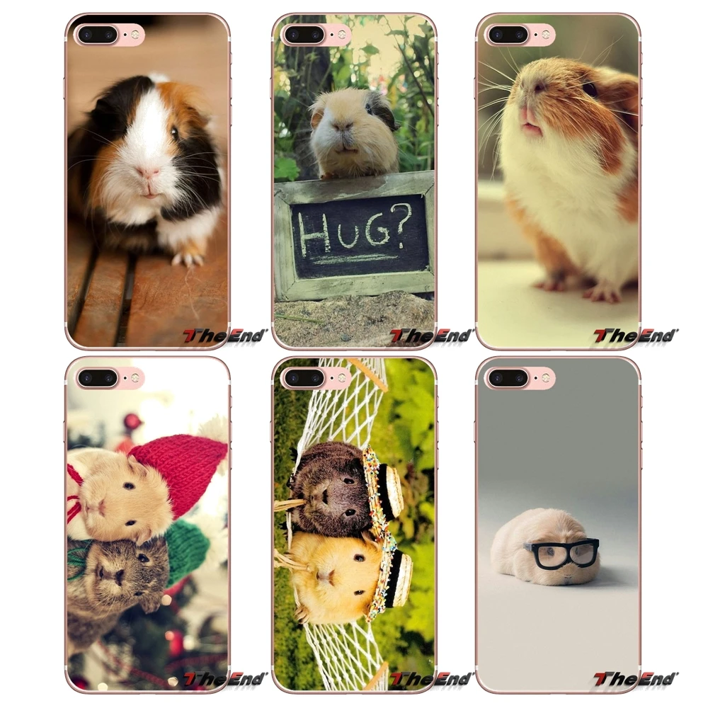 Silicone Shell Case White guinea pig Animal For Xiaomi Redmi 4 3 3S Pro Mi3 Mi4 Mi4i Mi4C Mi5 Mi5S Mi Max Note 2 Cover Coque | Мобильные