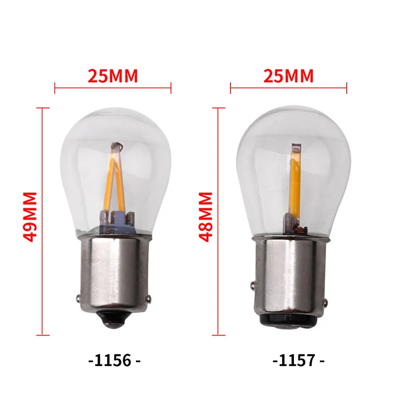 2X 1156/1157 автомобильные задние фары BAY15D/21/5 W Автомобильные зеркальная копия сигнала для лампочка для фонарей стоп-сигналов супер яркий свет белый AC/DC 12V