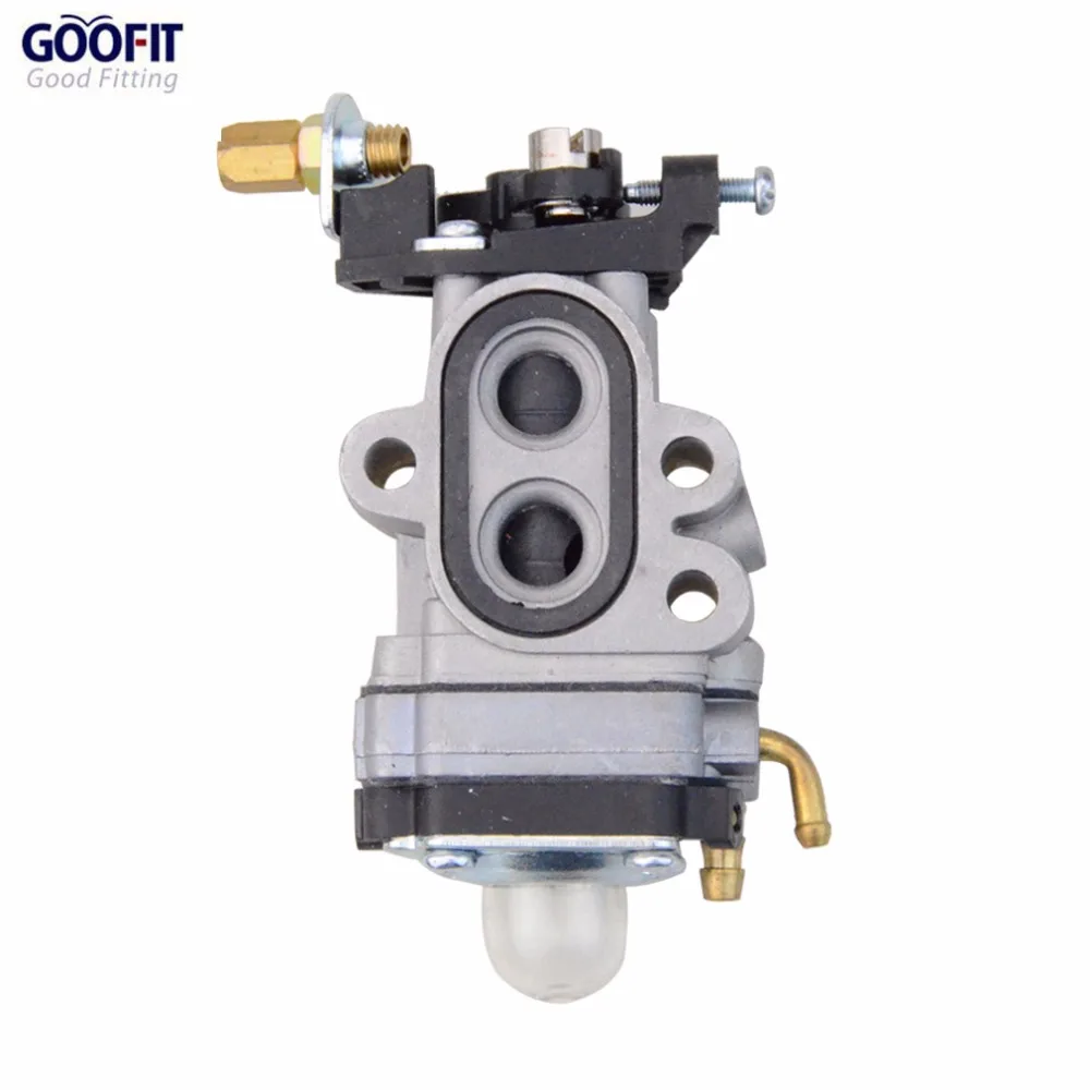 

GOOFIT 37mm Carburetor for 23cc Kawasaki KBL35A Trimmer Redmax Poulan Gas Backpack Blower Trimmer PPBP30 SM30SB Scooter H388-068