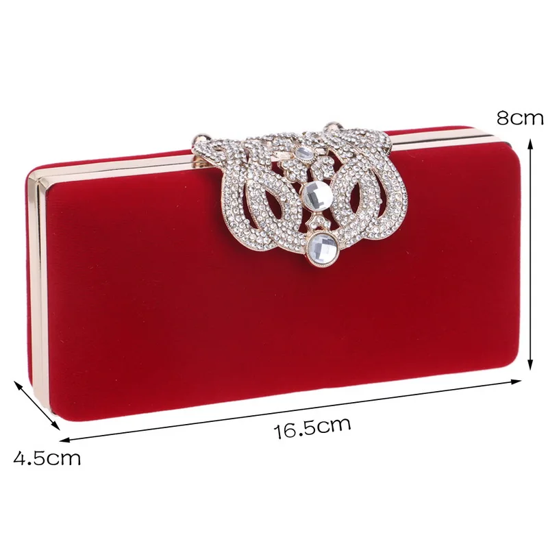 Dimensions of Luxy Moon Clutch Bags for Wedding