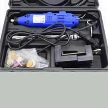 220 В шлифовальный станок для ювелирных изделий роторный инструмент с гибким валом Dremel электрическая дрель резьбы Набор