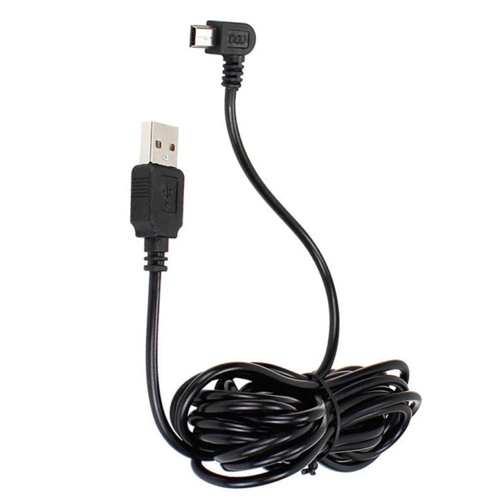 

Connector 3.5m USB GPS Navigator Mini 5Pin Right Angle Power Plug Portable Driving Recorder Car Supplies Charging Cable L Shaped