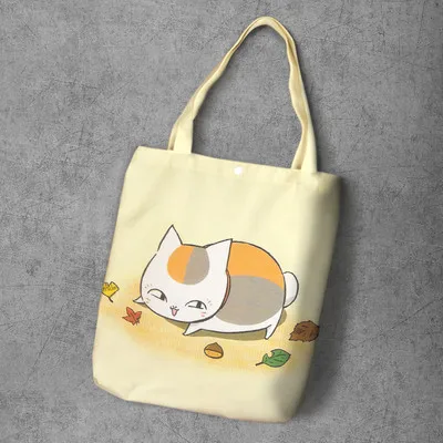 Natsume Yuujinchou Shoulder Bags Women Cute Environmental Shopping Bag Tote Package Crossbody Bags Purses Casual Handbag 