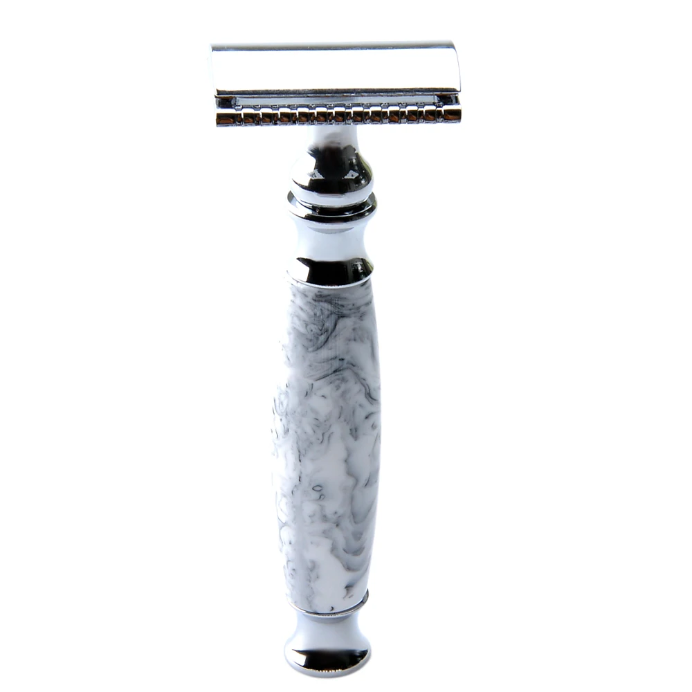 Buy 1pc Double sided Razor Traditional Classic Stainless Steel Manual Shaver