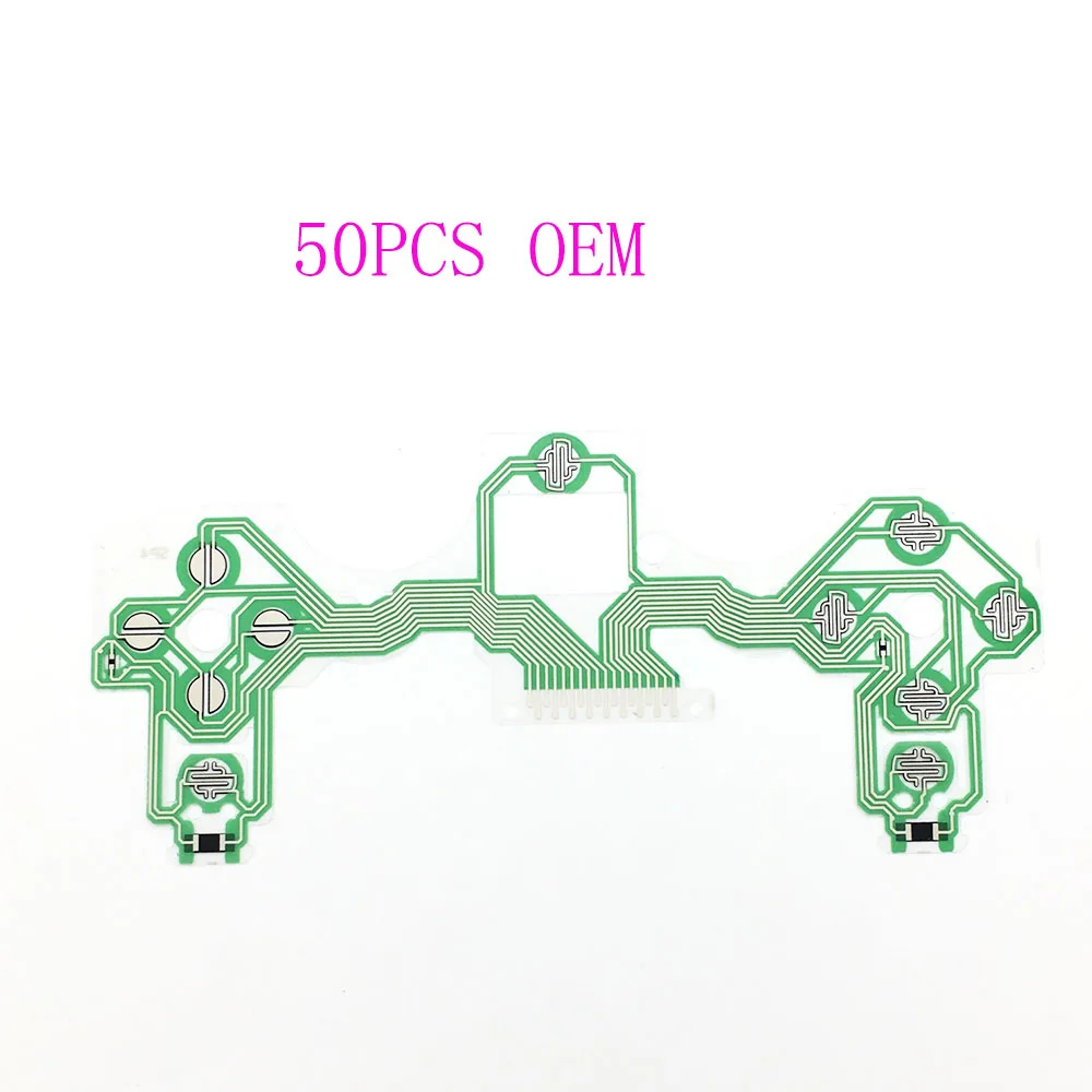 

50PCS OEM Conductive Film Keypad Repair Part for PlayStation 4 PS4 Controller DualShock 4