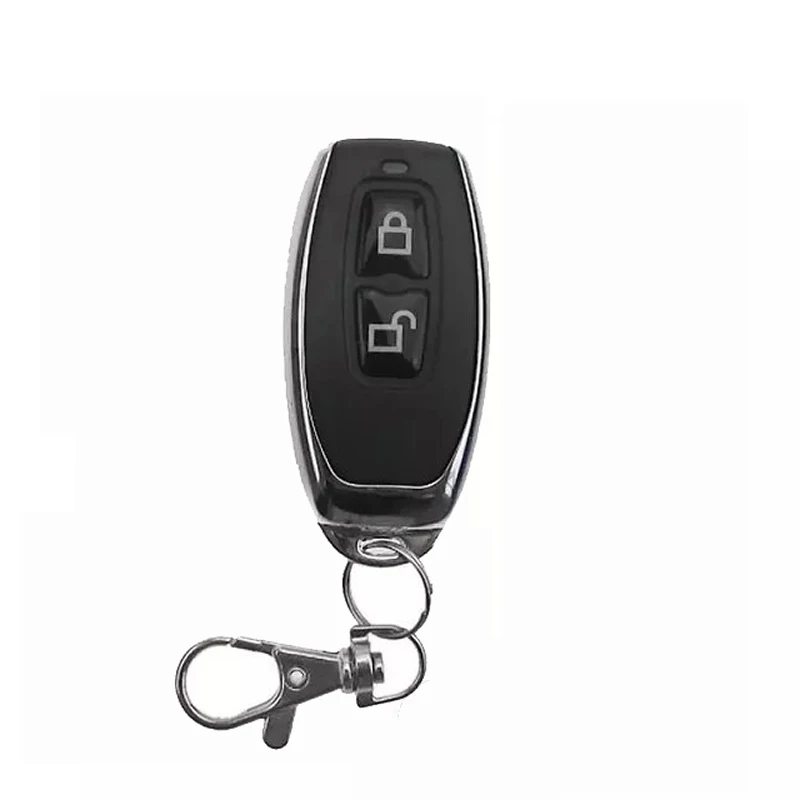 

Wireless RF Remote Control Transmitter 2 Button Lock Unlock OR A B Metal High-end Upscale Remote Transmitter 433Mhz