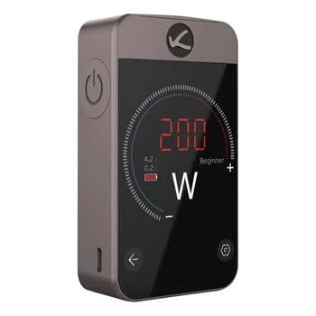 

KangerTech Pollex TC Box Mod with AKD 200W 2.4" Touch Screen 3500mAh 510 Thread - Grey