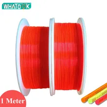 1 м волоконно-оптическое освещение пластиковый светодиодный кабель флуоресцентный гибкий 1,5 мм 1,0 мм 0,75 мм 0,5 мм нано оптическое волокно для пистолета лук прицел освещение