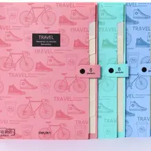 A4 5 сетка/8 Сетка органная сумка Папка многослойная Студенческая пластиковая тестовая бумага зажим для хранения прозрачный пенал