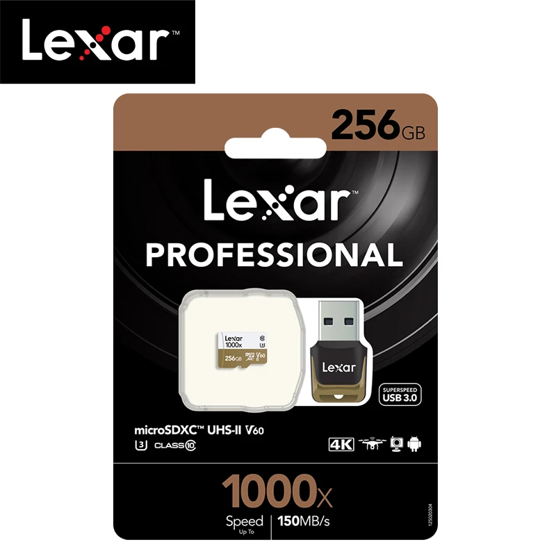 Оригинальный Lexar 150 МБ/с./с 1000x Micro SD карта 32 Гб класс 10 64 ГБ micro SDXC 128 tf памяти UHS для