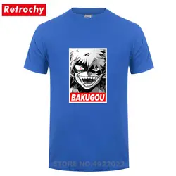 Новейшая Академия крутая футболка мужская, с коротким рукавом брендовая одежда Boku No футболка «Герой» Косплей Забавный мультфильм Bakugou Katsuki