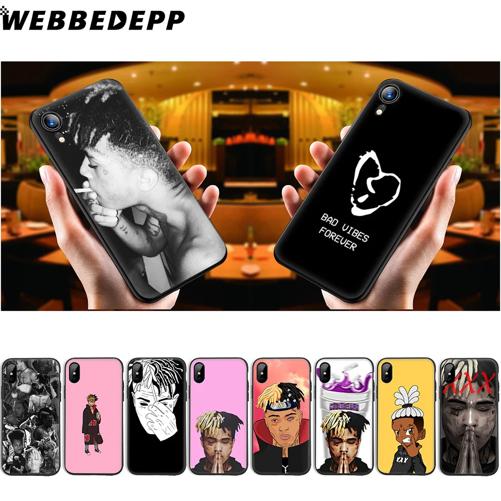 WEBBEDEPP XXXTentacion Мягкий силиконовый чехол для iPhone 11 Pro Xr Xs Max X или 10 8 7 6 6S Plus 5 5S SE Case |