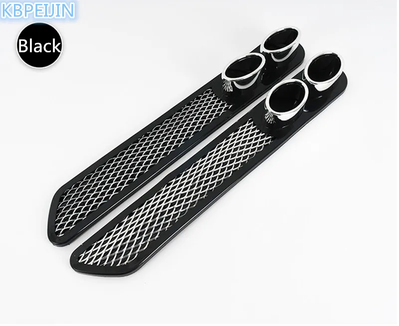 

2PC Chrome Exhaust Tail Pipes Rear Fender Exterior Decorative Sticker for Mini cooper jcw clubman countryman cabrio Car Styling